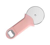 Abaodam Tagliapizza come Apribottiglie in Inossidabile Impugnatura Ergonomica e Facile da Pulire Colore Rosa Accessorio per Pizza e Pasticceria