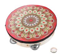 Abaodam Tamburello Interattivo Legno con Design per Spettacoli Danza Strumento Musicale Versatile e Facile da Usare per Collaborazioni e Intrattenimento Ottimo per Adolescenti e Adulti