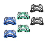 Abaodam Tamburello Percussione per Piedi, 3 Paia, Design Ergonomico, in Plastica e Metallo, per Danza e Fitness, Strumento Musicale Versatile Ritmo Unico