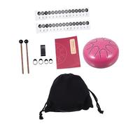 Abaodam Tamburo Lingua d Acciaio Strumento Musicale Percussione in Acciaio Pratico e Resistente Per Educazione Musicale Dei Ragazza e Coltivare Concentrazione Dotato Di Bacchetta Per Batte