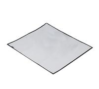 Abaodam Tappetino Resistente al Fuoco Vetro Silicone Argento