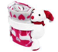 Abaodam Tappeto Natalizio Coperta Decorativa per Bambole Materiale di Coperta Calda per Bambole per Ragazzo Ragazza Ragazza Pacificatrice Natalizia