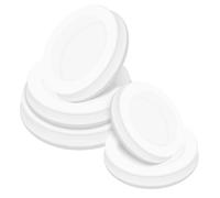 Abaodam Tappi in Silicone Rotondi e Adattabilità Versatile per Salvadanaio Bianco 5 Pezzi Eccellente Tenuta per Contenitori Apertura Tonda