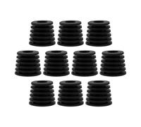 Abaodam Tappi per Bottiglie in Silicone 10 Pezzi, Tappo Salvavino Riutilizzabile Facile Copertura e Rimozione, Previene Perdite, per Feste e Club