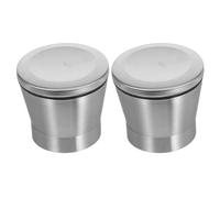 Abaodam Tappi per Macina Pepe e Sale in Acciaio Inox Set da 2 per Cucina e Uso Esterno Dimensioni Ridotte e Manutenzione Rapida