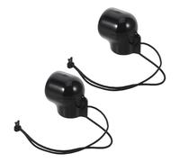 Abaodam Tappo Antipolvere per Valvola Bombola Subacquea Nero, Cappuccio Protettivo Filettato per Regolatore Immersioni, Set 2 Pezzi Resistente per Attrezzatura Subacquea da Viaggio