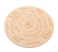 Abaodam Tavola Divinatoria in Legno Occhio Maligno, Incisioni Chiare e Design Creativo, Strumento di Divinazione per Appassionati di Astrologia e Psicologia