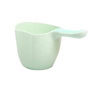 Abaodam Tazza da Bagno per Manico Ergonomico, Paletta per Acqua Shower in Plastica Durevole, Accessorio Multiuso per Bagnetto Ragazzo Ragazza e Shampoo, Colore Verde