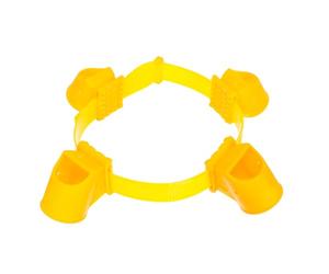 Abaodam Tazza Porta-Albero in Plastica Dura Cinghia Autobloccante, Set da 4 Pezzi 43 Tazze PP, Supporto per Crescita degli Alberi e Sostegno Pali per Albero in Giardino