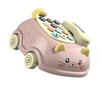 Abaodam Telefono Educativo per Bambini Musicale e Design Colorato Interattivo per Sviluppo Uditivo e Coordinazione Set per Bambini