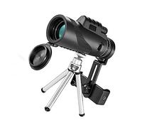 Abaodam Telescopio Monoculare Per Birdwatching e Viaggi Supporto Per Telefono e Rotella Per Messa Fuoco Precisa