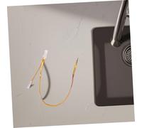 Abaodam Termocoppia a Doppio Filo per Fornelli a Gas Ago in Metallo, Protezione Antispegnimento Rapida e Copertura in Ceramica, Accessorio di Ricambio per Piani Cottura Domestici e Professionali