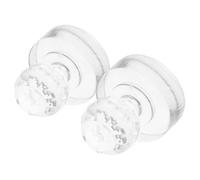 Abaodam Timbro Pressante per Fard e Ombretti 27mm Set da 2 Pezzi Strumento Compatto per Trucco Fai da Te Controllo Preciso Polvere Compatta Salvaspazio per Blush Illuminante e