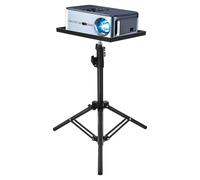 Abaodam Treppiede per proiettore, treppiede pieghevole per computer portatile, regolabile in altezza, per DJ rack, attrezzature, film, ufficio, casa