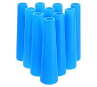 Abaodam Tubi Conici Resistenti e Versatili 10 Pezzi in Plastica Blu per Avvolgimento Filati per Gestione della Produzione Tessile e Lavorazioni Artigianali