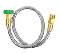 Abaodam Tubo da Giardino Flessibile in Acciaio Resistente e Anti-perdita Connettore Compatibile per Irrigazione Prato e Lavaggio Auto