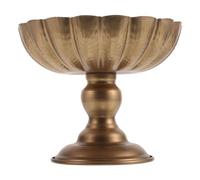 Abaodam Urna Decorativa in Metallo Oro Vintage per Composizioni Floreali | Finitura Anticato Resistente, Stile Rustico Retrò, per Tavolo D’ingresso e Casa, Uso Radici