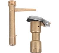 Abaodam Valvola Rapida per Acqua Sotterranea in Rame 6/8" Connettore per Irrigazione Prato Presa D’Acqua da Giardino Resistente per Impianti Irrigazione Esterni e Aree Verdi