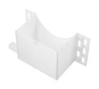 Abaodam Vaschetta Design Efficiente del Flusso D'acqua Raccogli Gocce in Plastica Bianca e Struttura Filtro Unica per Condizionatore per Uso Domestico e Altri Ambienti