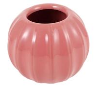 Abaodam Vaso in Ceramica a Forma di Zucca per Fiori Artificiali o Secchi, Design Realistico Moderno e Minimalista, per Creare Un'atmosfera Calda e Accogliente