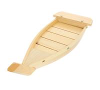Abaodam Vassoio in Legno per Sushi a Forma di Barca Stile Giapponese, Piatto per Servire Snack e Sashimi, per Feste Speciali e Ristorazione Domestica