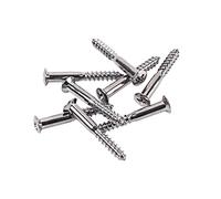 Abaodam Viti Di Montaggio in Acciaio Per Giunti Manico Chitarra e Basso, Set Da 16 Pezzi, Accessori Per Liutai e Chitarristi, Facili Da Installare Per Riparazione Strumenti Elettrici