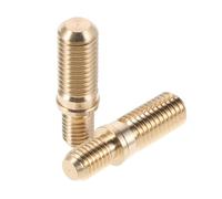 Abaodam Viti in Rame per Giunti di Prolunga Stecca da Biliardo 2 Pezzi Interfaccia a Pagoda per Riparazione e Estensione, Vite per Perno di Giunzione Resistente, Accessori per