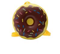 Abaodam Zainetto per Ragazzina Design a Ciambella Giallo, Borsa in Abs PC Pratica e Decorativa, la Scuola e Attività Quotidiane Bambini