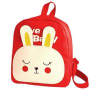 Abaodam Zaino Scolastico per Bambina Piccolo Coniglio Rosso in Nailon | Decorazioni Scuola, Cute School Bag, Bunny Backpack, Leggero Resistente, Viaggi e Uscite Casual