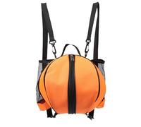 Abaodam Zaino Sportivo da Basket Portatile Arancione Borsa da Calcio e Pallavolo Resistente e Capiente per Scuola Allenamento e Uso Quotidiano