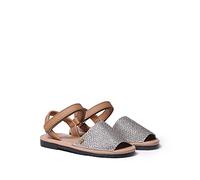 Abarca per Bambini in Tessuto Lucido - COVA - Platino, 26 EU