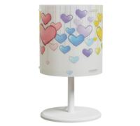 Abat-Jour per camerette CYLINDER Ø 18xh 25 cm in multicolor cuori multicolor
