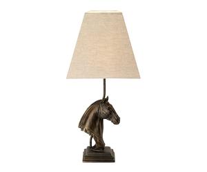 Abatjour Contemporaneo Eclipse Materie Plastiche Bronzo Tessuto 1 Luce E27