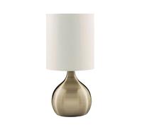 Abatjour Contemporaneo Tocco Acciaio Ottone Tessuto 1 Luce E14 [EEK: A++]