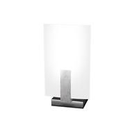 Abatjour Contemporaneo Wood Metallo Foglia Argento Vetro Bianco 1 Luce G9 [EEK: A++]