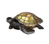 Abatjour Tiffany Animal Lamps Vetro Bronzo Vintage 1 Luce G9 3 Led