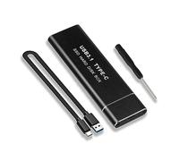 Abauat Custodia SSD M.2 NVMe, Enclosure Alluminio Adapter USB C 3.1 Gen2 10Gbps per 2230/2242/2260/2280 M-Key