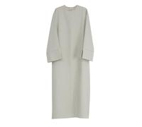 Abaya - Abito da donna Dubai Luxe, elegante e alla moda, a maniche lunghe, abito lungo medio orientale, tinta unita, stile turco, abaya, abbigliamento etnico islamico