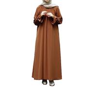 Abaya - Abito da donna musulmano a maniche lunghe, un pezzo, abito da preghiera, modesto, caftano da donna, lunghezza intera, abito da regalo per Ramadan, abito arabo