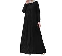 Abaya - Abito da donna musulmano a maniche lunghe, un pezzo, abito da preghiera, modesto, caftano da donna, lunghezza intera, abito da regalo per Ramadan, abito arabo