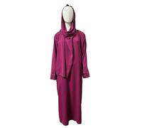 Abaya Maxi Dress Kaftan Islamico Per Donne Con Hijab Jilbab Preghiera