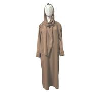 Abaya Maxi Dress Kaftan Islamico Per Donne Con Hijab Jilbab Preghiera