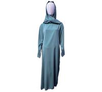 Abaya Maxi Dress Kaftan Islamico Per Donne Con Hijab Jilbab Preghiera
