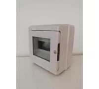 Abb 13170 Centralino 8 moduli con chiusura a chiave grigio chiaro IP65