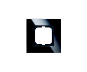 ABB 1721-825 CORNICE SING VETRO NERO S.CARAT, White