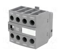 Blocco Contatto ausiliare Abb CA4-22M frontale 2N 2NC per AF09 - AF2650 CA422M