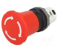 Pulsante modulare a fungo Abb MPET4-10R 40 mm rosso KZ 443 9