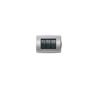 Abb 2cse0402sfp placca soft 4 moduli grigio argento