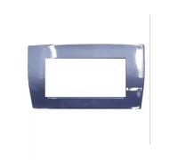 Abb 2cse0431sfz placca soft in metallo 4 moduli elos blu mediterraneo