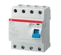 Abb Interruttore Fi Rcd Corrente Guasto Salvavita F204a-63/0,3 63A 300mA 4 Poli